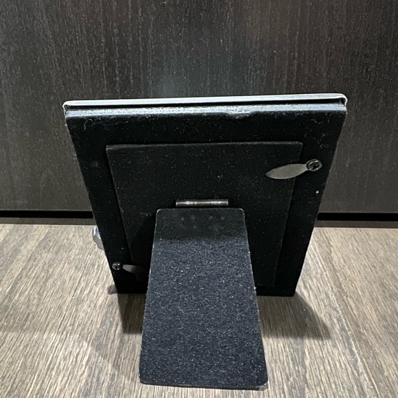 FashionCraft Silver Angel Picture Frame with Simulated Rhinestone 2 1/4” x 3” - Picture 2 of 2